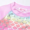 QPANCY Traje de baño para niñas con protección solar UPF