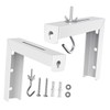 Operitacx 1set Adjustable Wall Mount Projector Screen Bracket Hooks Heavy