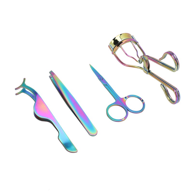 Eyelash Curler Set Humanized Design Colorful Durable Eyelash Curling Tools