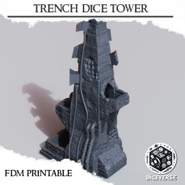 Trench Crusade Terrain - Speaker Tower - Dice Tower