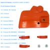 Kwulinpart Clutch Cover 536329204 for Husqvarna 435 440 Chainsaws Set