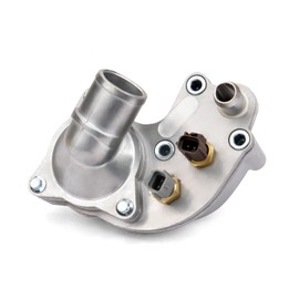 MILIPARTS Upgrade Aluminum Thermostat Housing Assembly Replacement for 1997-2001 Ford Explorer Ranger Mountaineer 4.0L Replaces Parts 902-204, YU3Z8A586AH