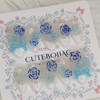 Ice Rose Handmade Nail Tips - Oval S / 얼음장미