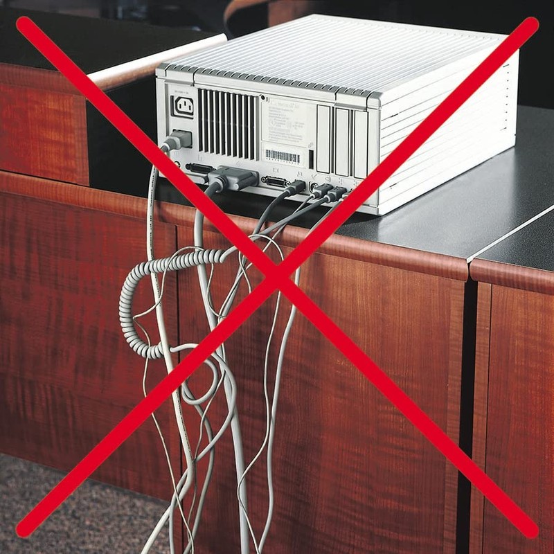 Electriduct 1" Locking Channel Raceway Cord Concealer and Wire Hider