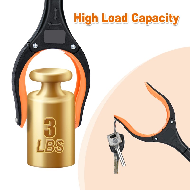 2-Pack Grabber Reacher Tool,32 Inch Extra Long Foldable Pick Up