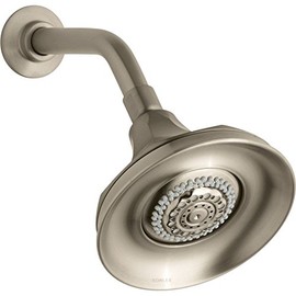 KOHLER K-444-BV Memoirs Multifunction Showerhead, Vibrant Brushed Bronze