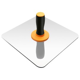 AOZBZ 12" X 12" Aluminium Hawk, Aluminum Plasterers Hawk, Aluminum Mud Plate, Plastering Hand Tool, Heavy-Duty Rendering and Skimming Tools with Ergonomic Handle