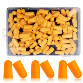 Rhimooay 50 Pairs of Noise Stop Earplugs, Ear Plugs for Sleeping, Ultra Soft Foam Earplugs, Suitable for Use when Sleeping, Snoring, Learning, Travel, Concerts and Loud Noise Scenarios