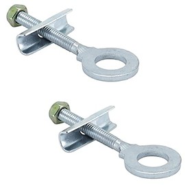cyclingcolors 2 x chain tensioner M6 x 100 moped motorcycle scooter compatible with Peugeot 102 103 104 screw nut