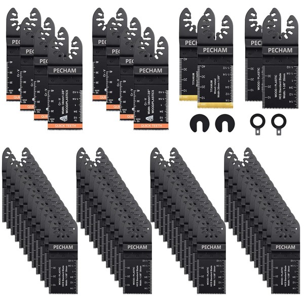 PECHAM 64-Piece Multifunctional Tool Blades