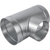 8'' Inch Duct T-Joint Splitter to 6" Inch 90° Degree