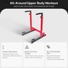 BalanceFrom Steel Adjustable Dip Bar Station, Calisthenics Home Gym Equipment