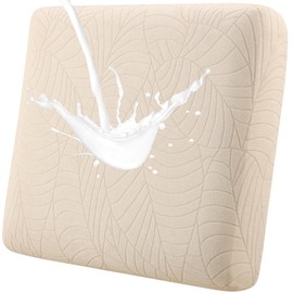 Fuloon Waterproof Sofa Cushion Covers, Stretch Sofa Couch Cushion Cover Couch Cushion Slipcovers Washable Furniture Protector for Single Sofa, Beige