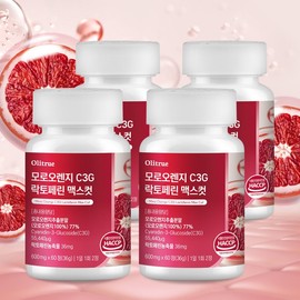 Olitru Moro Orange C3G Lactoferrin Max Cut 4 units, 240 tablets in total (4 months supply) / 올리트루 모로오렌지 C3G 락토페린 맥스컷 4개 총 240정 (4개월분)