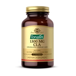 Solgar Tonalin CLA 1300 mg, 60 Softgels - Essential Omega-6 Fatty Acid - Derived from Non-GMO Safflower Seed Oil - Gluten Free, Dairy Free - 60 Servings