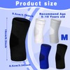 Lenwen 4 Pairs Kids Elbow Brace, 5-10 Years, Black, White,