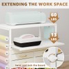 LUCKUP Organization and Storage Craft Table for Cricut Machines, Rolling