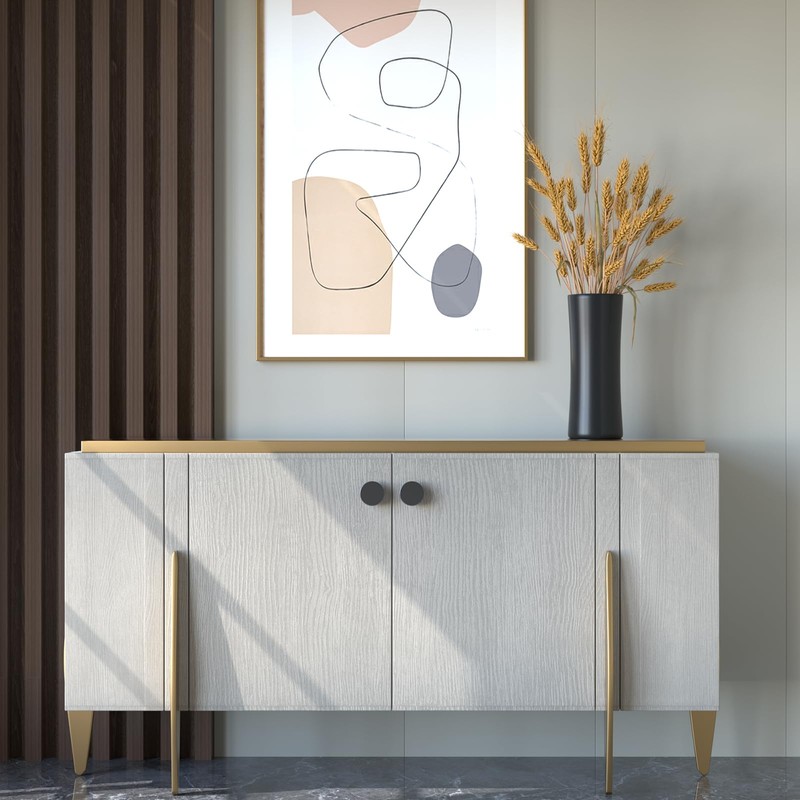 goldenwarm Pack of 10 Cupboard Knobs, Vintage Drawer Knobs, Knob