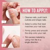 Ardell Nail Strips - Rosy, Easy-to-Apply Nail Wraps, Longer-Lasting Stickers,