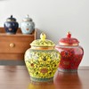 Ginger Jar Decorative Jar Ancient Chinese Imperial Enamel Porcelain (Small,