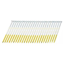 uxcell 500Pcs 21 Degree 0.12" x 3" Plastic Collated Framing Nails, Color Zinc