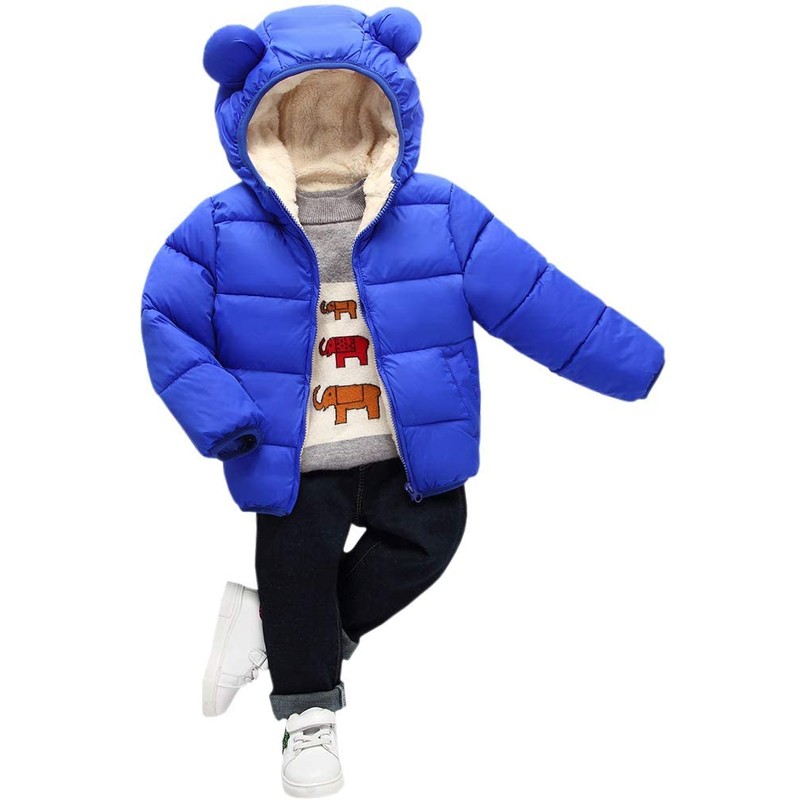 ARTMINE Abrigos de invierno con capucha para bebés y niñas,