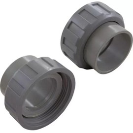 Vosoirsi 2“PVC Connector with 2 Nut Heater Flange 006723F for Raypack Pool Heater Parts R185A R265A R335A R405A (2 Pack)