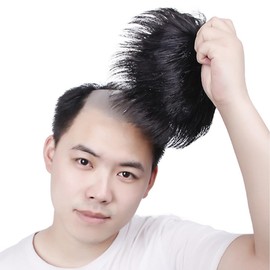 Men's Wig, Thorl, Wig, Thin Hair, Bald Protection, Partial Wig, Point Wig, Men's, Realistic, Lightweight