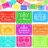 OFF-COMMON 1-Pack 18ft Non-Plastic Papel Picado Tissue Paper with 10