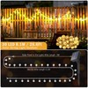 Solar Garden Lights Outdoor, 26.6Ft 30LED Solar String Lights, Solar