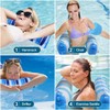 Inflatable Pool Floats,3 Pack Meegoo Multi-Purpose Water Hammock Lounge, Portable