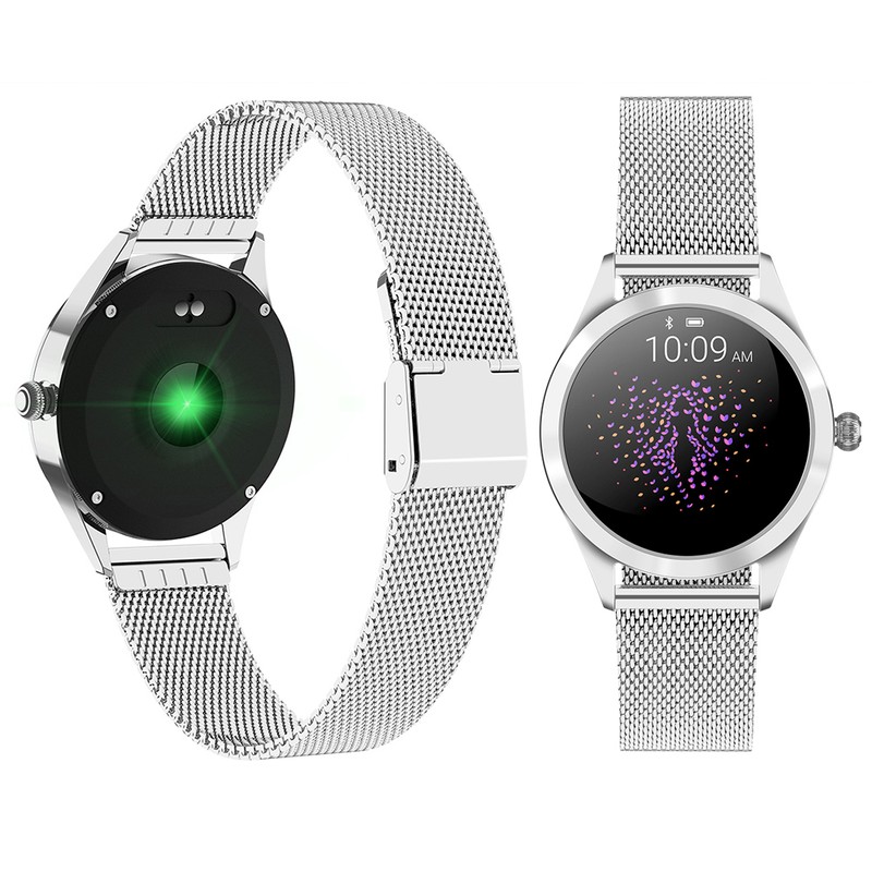 KW10 Ladies Smart Sports Watch Bracelet Round Screen Smart Monitoring