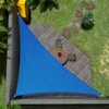 Amgo 18' x 18' x 25.5' Blue Right Triangle Sun