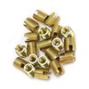 Hyuduo 20 Pieces Self-Tapping Thread Insert, 302 Carbon Steel Galvanised