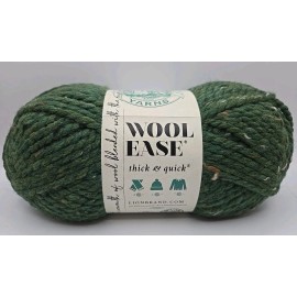 Lion Brand Wool-Ease Thick & Quick Yarn Kale Color 6oz/170g 106yds/97m Bulky#6