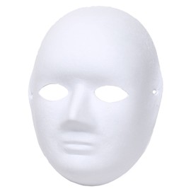 StyleCoS Mask, Cosplay, Men's, Women's, Plain, Painted, Pulp Paper, Set of 10 (Female Type)