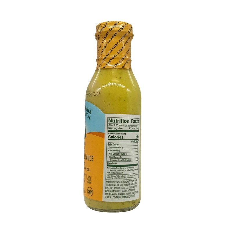 CALIFORNIA OLIVE RANCH Golden Thai Marinade & Sauce, 10 FZ