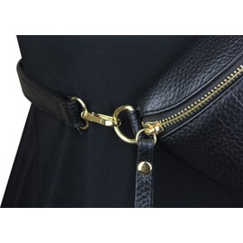 Frentree® Women's Genuine Leather Shoulder Bag, Made in Italy, Crossbody Bag, Shoulder Bag