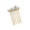 Vingtaine H7324-G- Mini Pearl Comb, Comb, Wedding Party, Second Party,