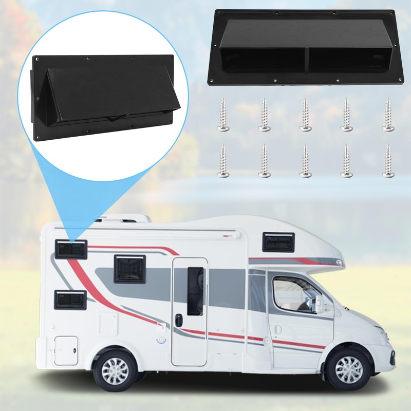 Gekufa RV Exhaust Vent Cover– Fits Camper, Trailer, Motorhome Range