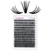 Eyelashes, Individual, Cluster for Eyelash Extension, 40D, 0.07mm, C-curl, 12-18mm,