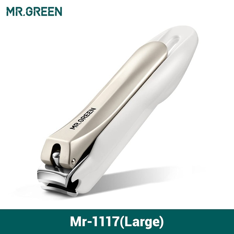 MR.GREEN Cortauñas Anti Salpicaduras Cortador de Uñas de Acero Inoxidable