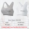 EDS Service Teen Girls Bra, Kids Crop Top Bra, Girls