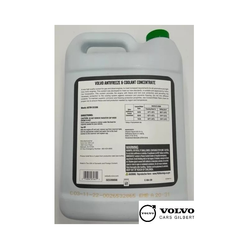Volvo Genuine Volvo Coolant 32339856
