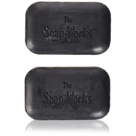 Soap Works Coal Tar Bar Soap (Black) (110g/bar) 2 bars