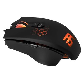 Balam Rush BR-912877 Mouse Alámbrico, USB Gaming 6 Botones Scroll, Br-91287,