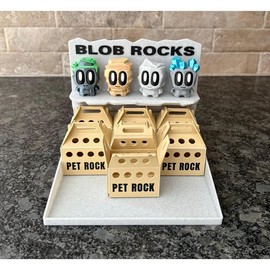 Pet Rock Blob with Box - Adopt me! mini pocket pal - Blob Rocks: Granite