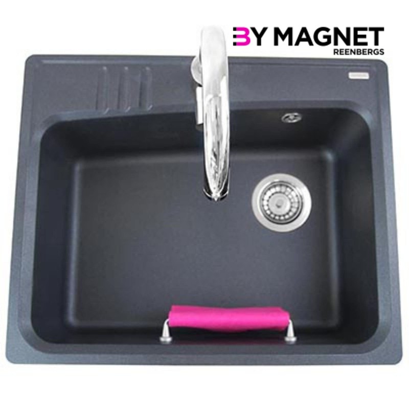 REENBERGS Magnetic Dish Cloth Rail Inside Sink Danish Design Made