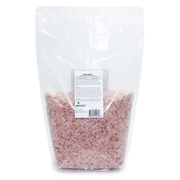 IndusClassic Pure Natural Himalayan Pink Bath & Spa Sea Salt - 5 lbs Medium Coarse Grain 1~3 mm…