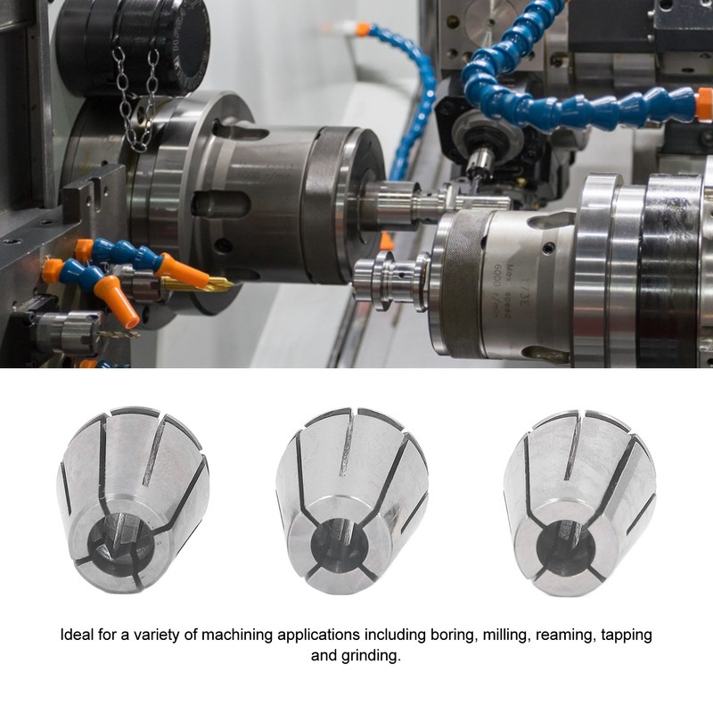 3PCS Collet Set CNC ERG16 Series Chuck Spring Collet Engraving